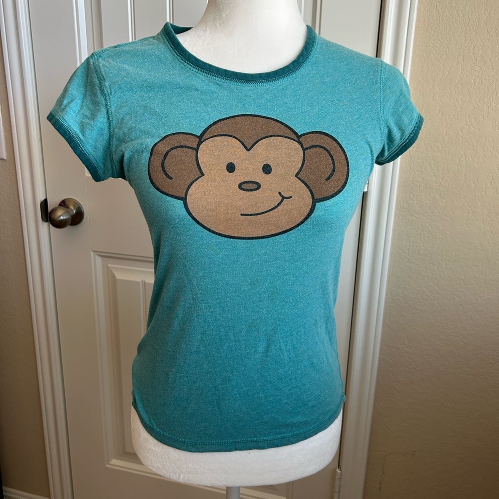 Y2K Aeropostale monkey tee